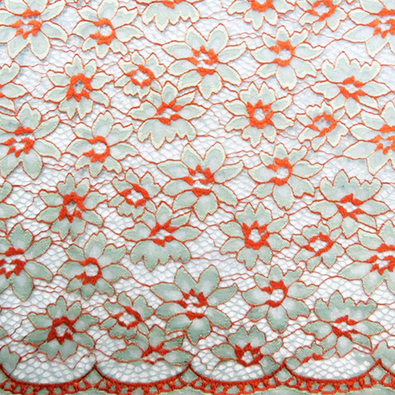 Lace Fabric Dress Cutwork for Women's Wear Wholesale Supplier 7